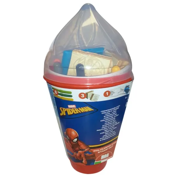 Set de ștampile Spider-Man în cutie în formă de înghețată - Multiprint imaginea 1