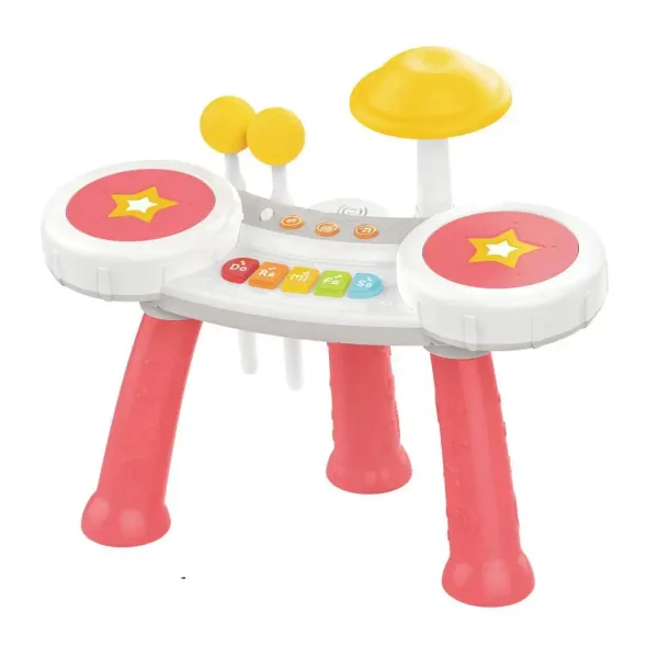 Set de tobe cu pian în culoarea roz. imaginea 2