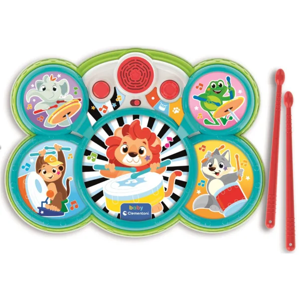 Set de tobe interactive cu animale - Clementoni Baby imaginea 2