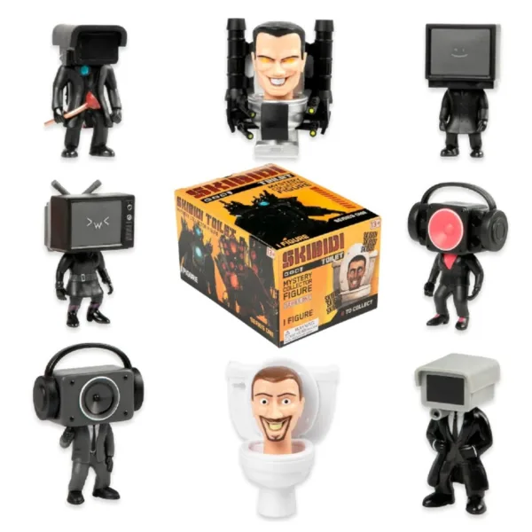 Set figură surpriză Skibidi Toilet WC 1 buc. imaginea 2