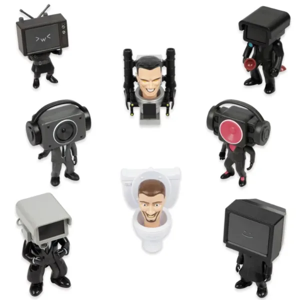 Set mini-figurină surpriză Skibidi Toilet WC 1 buc imaginea 2
