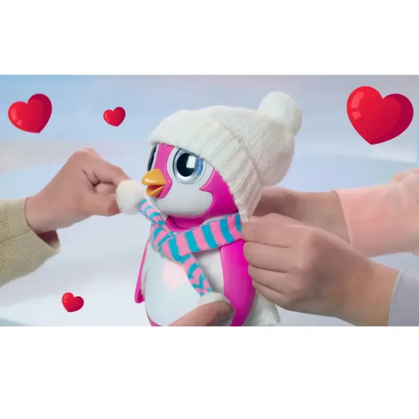 Silverlit: Pinguin cu inimă mare, roz imaginea 6