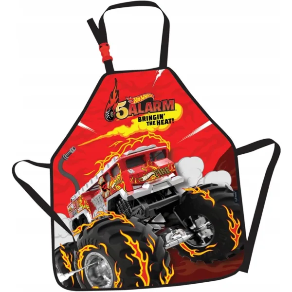 Șorț de pictură cu model Hot Wheels imaginea 1
