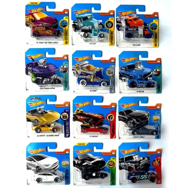 Sortiment de mașinuțe Hot Wheels în blister imaginea 3