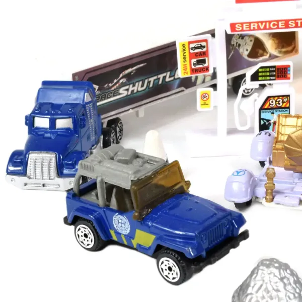 Space Team: Set de jocuri spațiale cu vehicule, satelit și accesorii imaginea 2