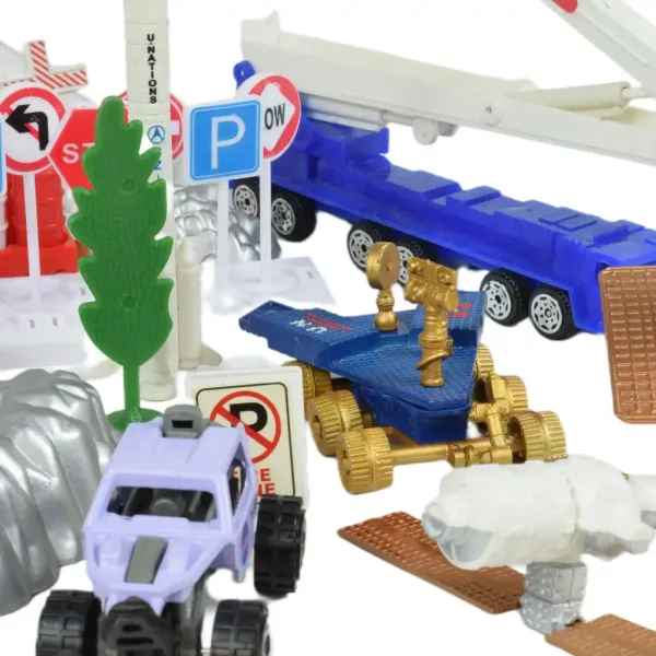 Space Team: Set de jocuri spațiale cu vehicule, satelit și accesorii imaginea 5