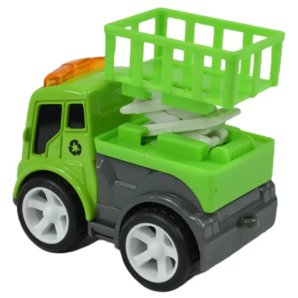 Speed Racer: Camion de gunoi cu roți volante în mai multe variante 6cm 1db imaginea 4