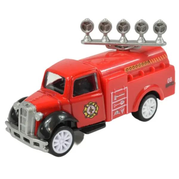 Speed Racer: Camion de pompieri cu roți volante în mai multe variante 7cm 1db imaginea 4