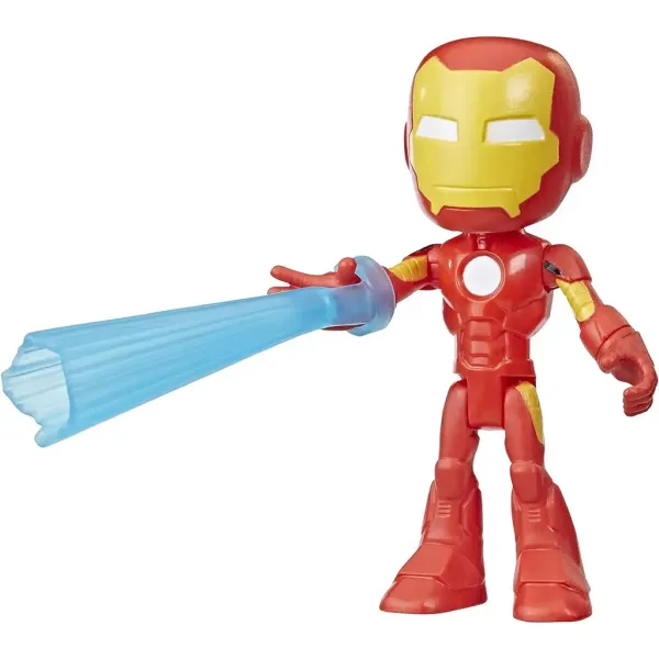 Spider-Man: Póki și prietenii săi minunați, figurină de acțiune Iron Man cu accesorii, 10cm - Hasbro imaginea 2