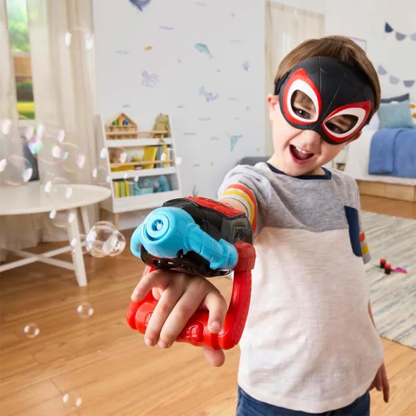 Spidey and His Amazing Friends Waterwebs Miles Morales suflător de bule - Hasbro imaginea 4