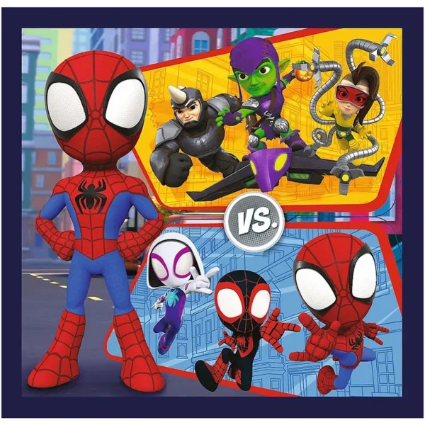Spidey și prietenii săi puzzle 3 în 1 cu 20-36-50 piese - Trefl imaginea 3