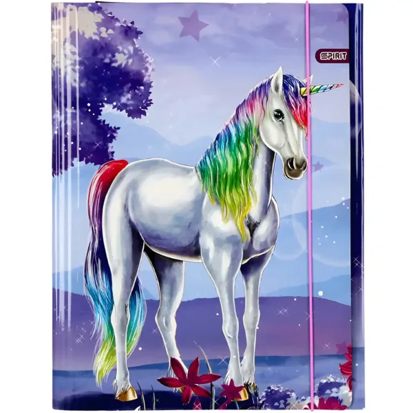 Spirit: Mapă elastică cu unicorn Magical Dream A/4 imaginea 1