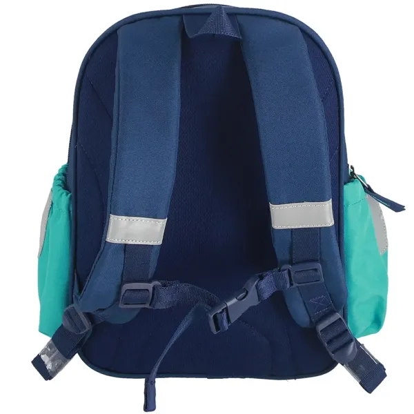 Spirit: Rucsac școlar albastru cu model de leu, dimensiuni 24x13x31cm imaginea 2