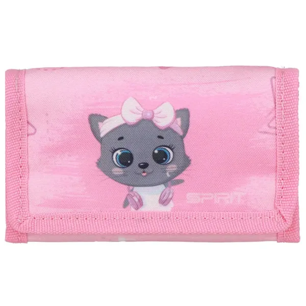 Spirit: Rucsac școlar cu pisică gri, set de 5 bucăți 38x17x28cm imaginea 4