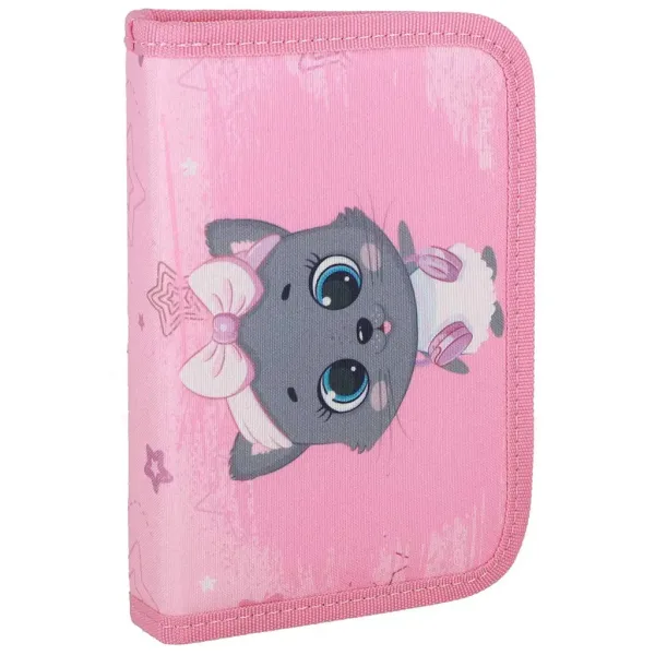 Spirit: Rucsac școlar cu pisică gri, set de 5 bucăți 38x17x28cm imaginea 7