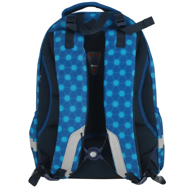 Spirit: Rucsac școlar rotunjit cu model 3D de campion la fotbal, dimensiuni 34x26x44cm imaginea 2
