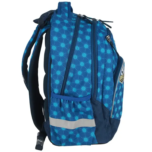 Spirit: Rucsac școlar rotunjit cu model 3D de campion la fotbal, dimensiuni 34x26x44cm imaginea 4