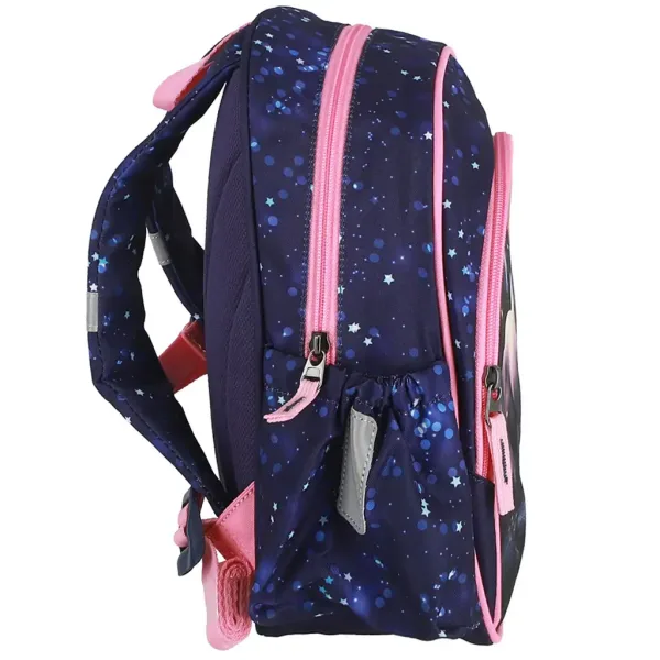 Spirit: Rucsac școlar rotunjit cu model de cal alb, 24x13x31cm imaginea 4