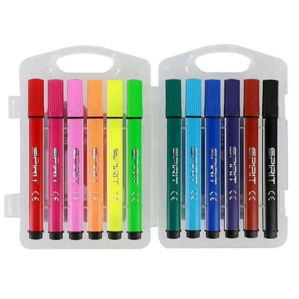 Spirit: Set de 12 carioci groase triunghiulare Jumbo Trio imaginea 2