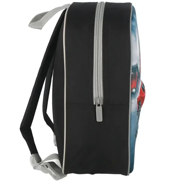 Spirit: Speed Monster mașină sport roșie cu model 3D rucsac pentru grădiniță cu colțuri rotunjite 30x25x12cm imaginea 2