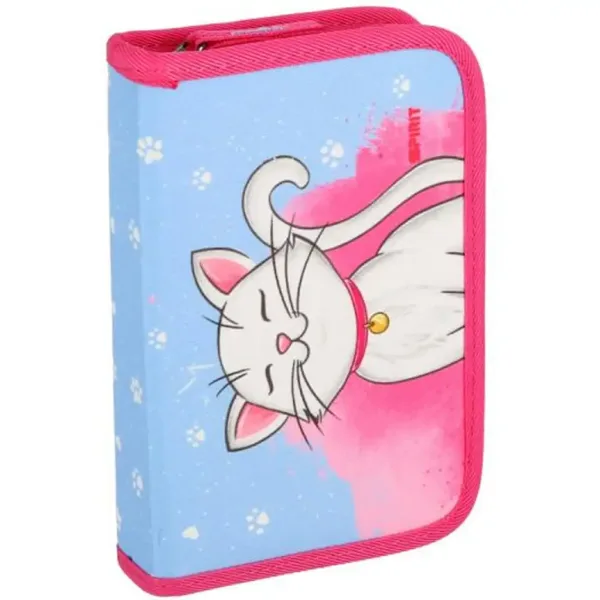 Spirit: White Cat ghiozdan cu pisică albă, set de 5 bucăți 38x17x28cm imaginea 5