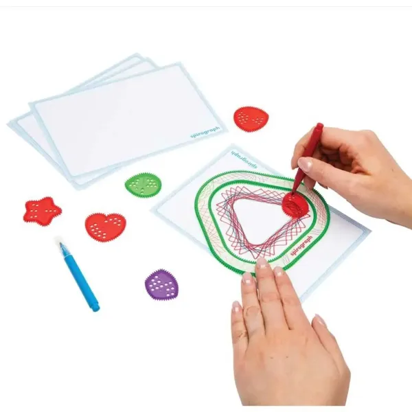 Spirograph: Forme amuzante Spirograf - Set creativ de 10 forme distractive imaginea 3