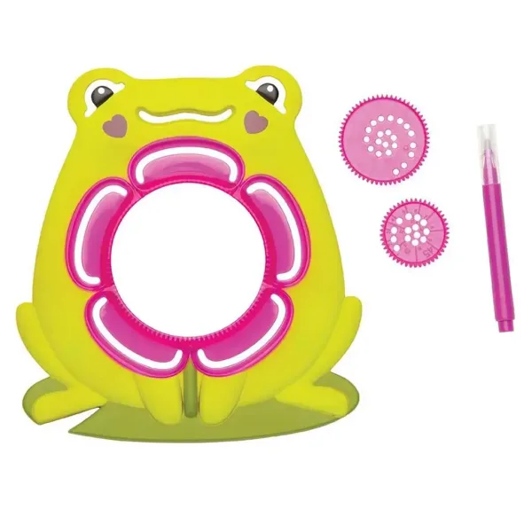 Spirograph: Set creativ de desenat pentru prieteni - Broască imaginea 2