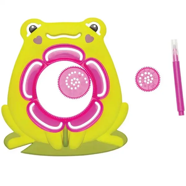 Spirograph: Set creativ de desenat pentru prieteni - Broască imaginea 3
