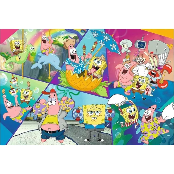 SpongeBob și locuitorii Bikini Bottom puzzle de 300 piese - Trefl imaginea 2