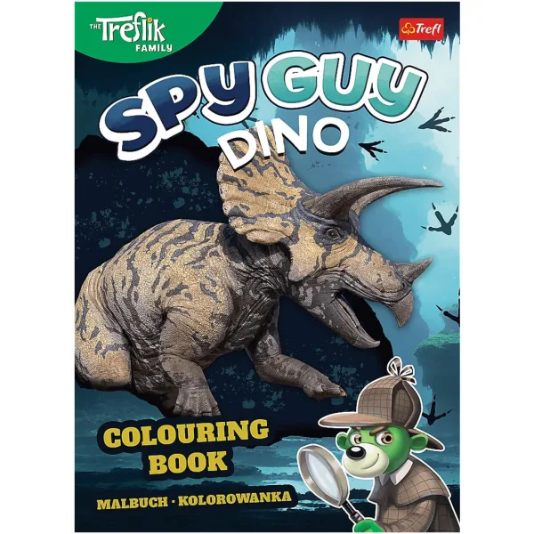 Spy Guy Dinozauri carte de colorat - Trefl imaginea 1