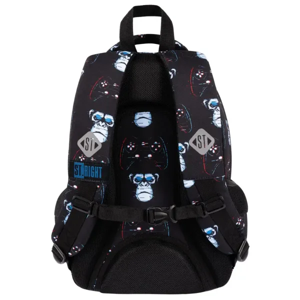 St.Right Blue Gamer rucsac ergonomic pentru școală, BP26 39x27x17cm imaginea 2