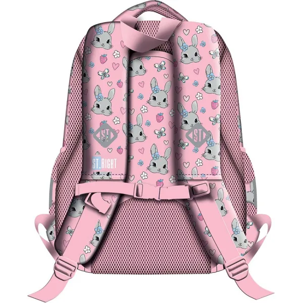 St.Right Cute Rabbit rucsac ergonomic școlar, ghiozdan BP26 39x27x17cm imaginea 2