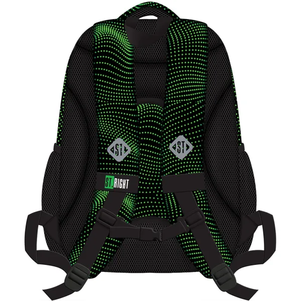 St.Right Green Halfton rucsac școlar ergonomic, ghiozdan BP05 42x30x19cm imaginea 2