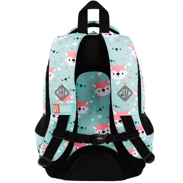 St.Right Lovely Foxy rucsac ergonomic pentru școală, BP26 39x27x17cm imaginea 3