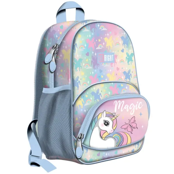 St.Right Magic Unicorn rucsac ergonomic pentru școală, BP-70 imaginea 1