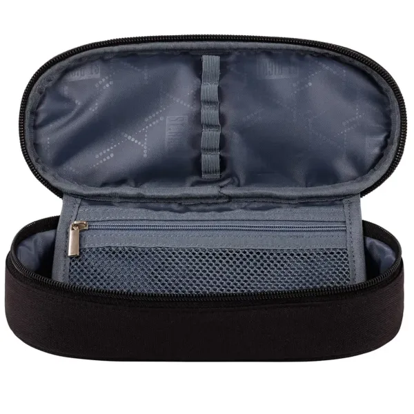 St.Right: Penar oval cu pisici negre, culoare neagră, 23 cm imaginea 2