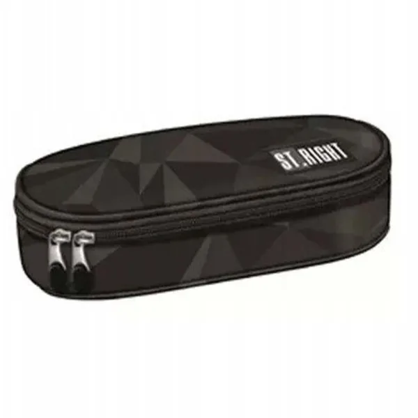 St.Right Penar oval negru PC01 23x9,5x6cm imaginea 2