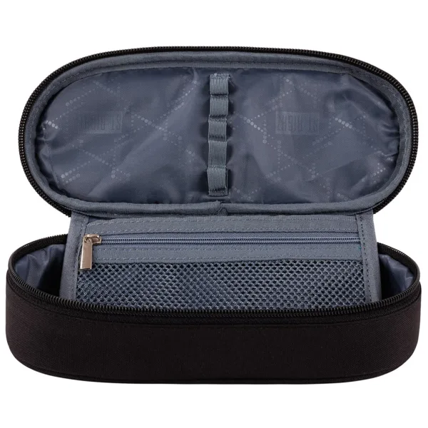 St.Right: Penar oval negru cu cățeluș somnoros 23cm imaginea 2