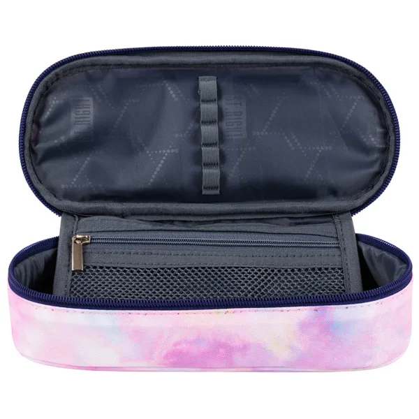 St.Right: Pink Sky penar oval pastel roz 23cm imaginea 2