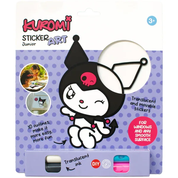 Sticker Art: Set de abțibilduri de colorat Hello Kitty, mai multe modele, 1 buc - Comansi imaginea 4