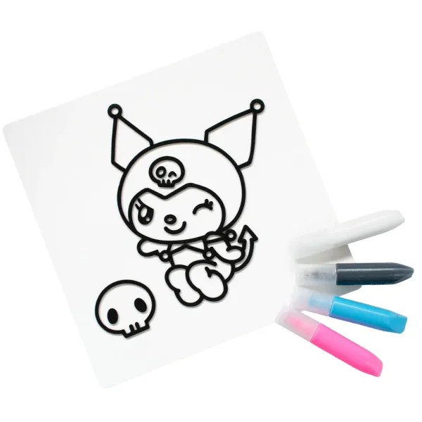 Sticker Art: Set de abțibilduri de colorat Hello Kitty, mai multe modele, 1 buc - Comansi imaginea 5