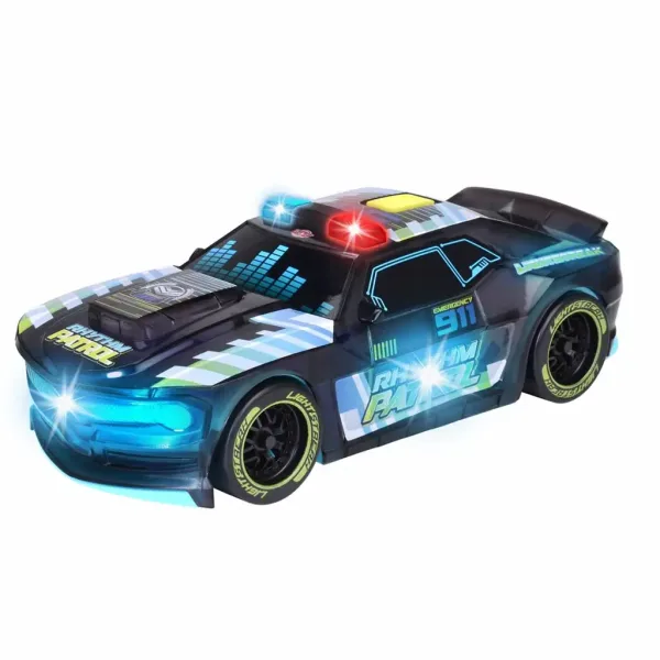 Streets Beatz Rhythm masina de 20cm cu lumina si sunet - Dickie Toys imaginea 2