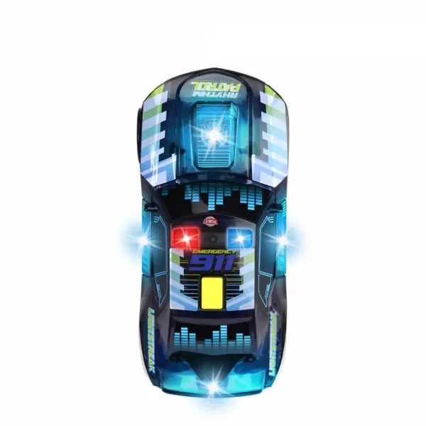 Streets Beatz Rhythm masina de 20cm cu lumina si sunet - Dickie Toys imaginea 3