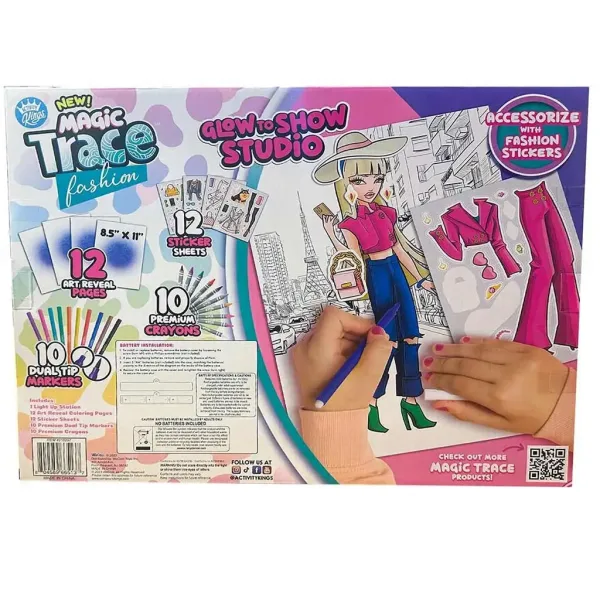 Studio Magic Trace: Desen strălucitor - set de jocuri creative de modă imaginea 5