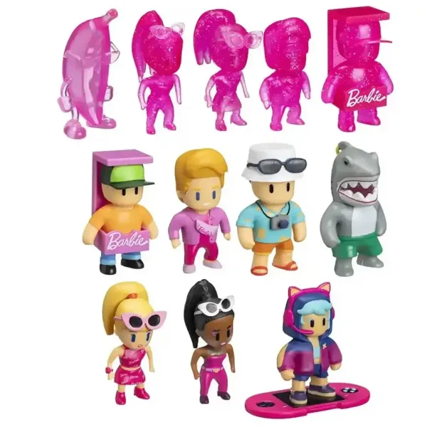 Stumble Guys x Barbie surpriză minifigurină în cutie imaginea 2