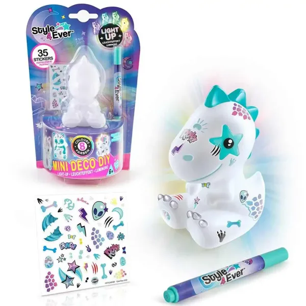 Style 4 Ever: Decorează! Mini figurină decorativă luminoasă în mai multe variante, 1 buc imaginea 1