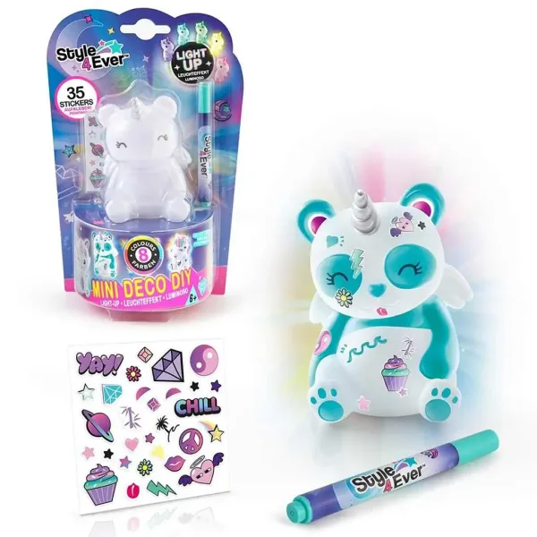 Style 4 Ever: Decorează! Mini figurină decorativă luminoasă în mai multe variante, 1 buc imaginea 2