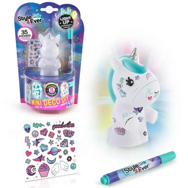 Style 4 Ever: Decorează! Mini figurină decorativă luminoasă în mai multe variante, 1 buc imaginea 3