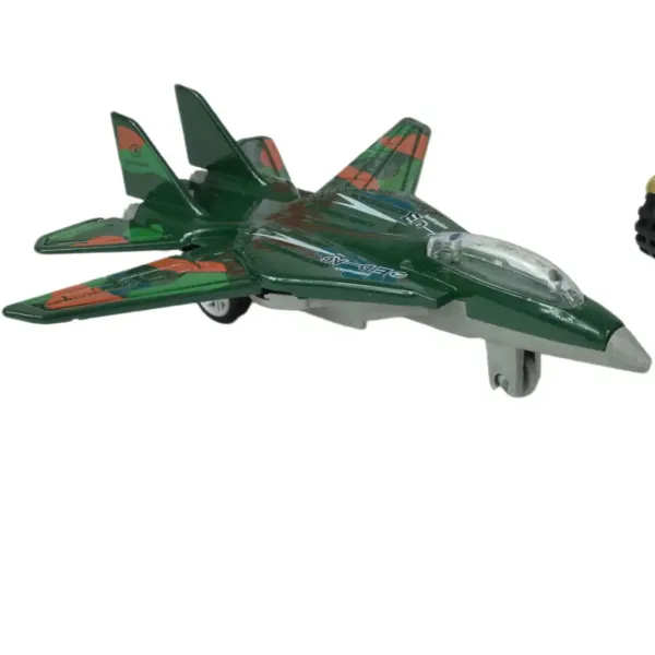 Super Army: Set de jocuri militare cu vehicule metalice și avion cu roți volante în două variante. imaginea 5
