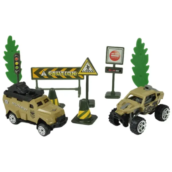 Super Army: Set de jocuri militare cu vehicule și accesorii în diferite variante 1buc. imaginea 10